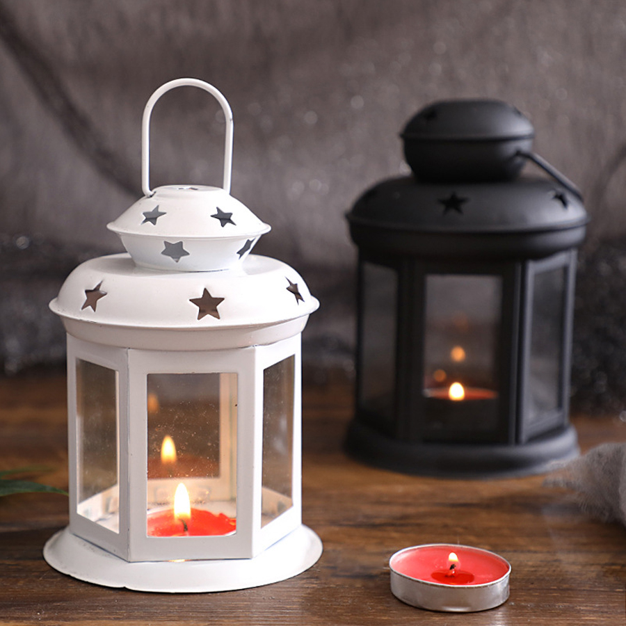 Holiday Candle Set - Hängende Kerzenlampe, Ornament, Glaslaternen, Metallrahmen, geeignet
