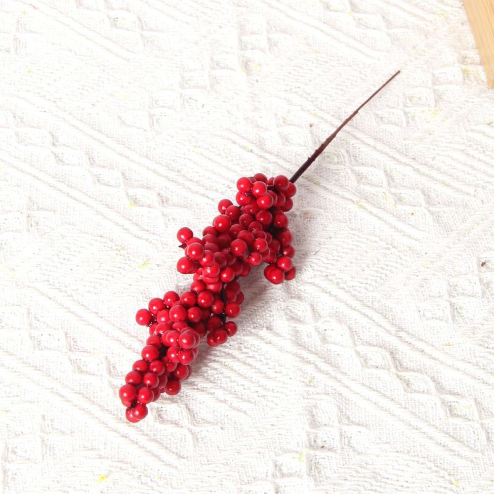 Christmas Tree Artificial - Künstliche rote Beeren für die Weihnachtsbaumdekoration,