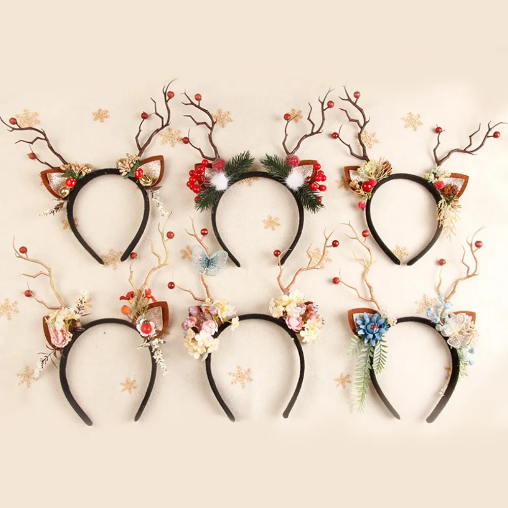 Weihnachts-Rehgeweih-Haarreif  – Reindeer Antlers Headband Bewertung und Preis