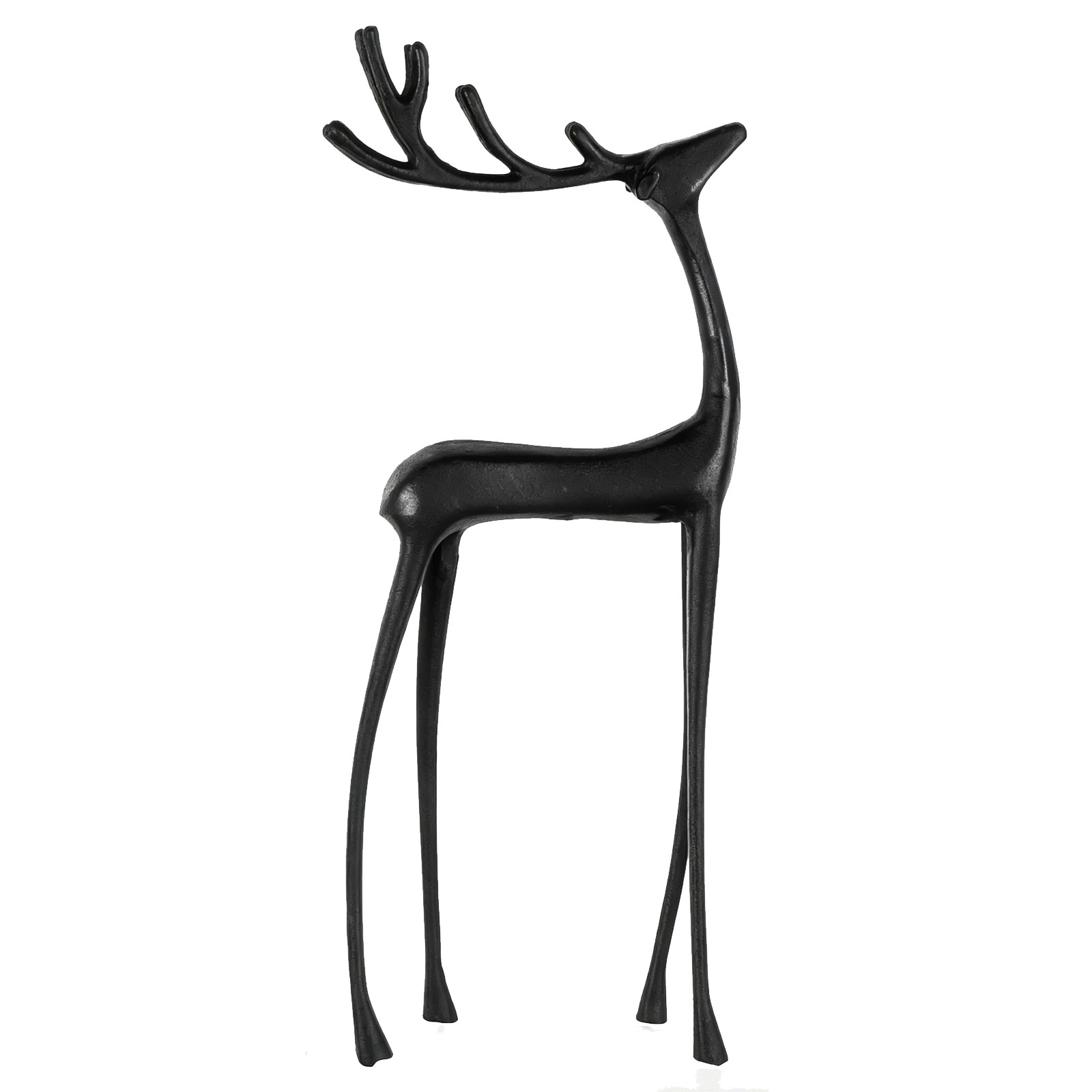 Schwarze Rentier-Statuen, schw – Nutcracker Figurine Bewertung und Preis