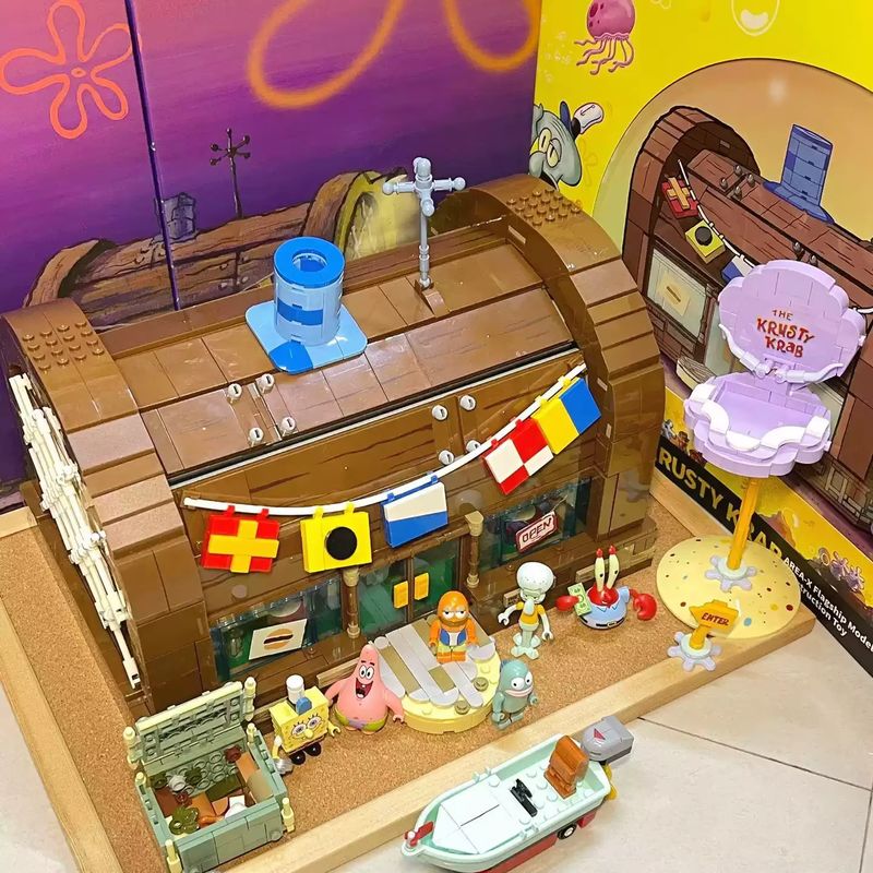 SpongeBob Krusty Krab Area-X B – Lego Set Technic Bewertung und Preis