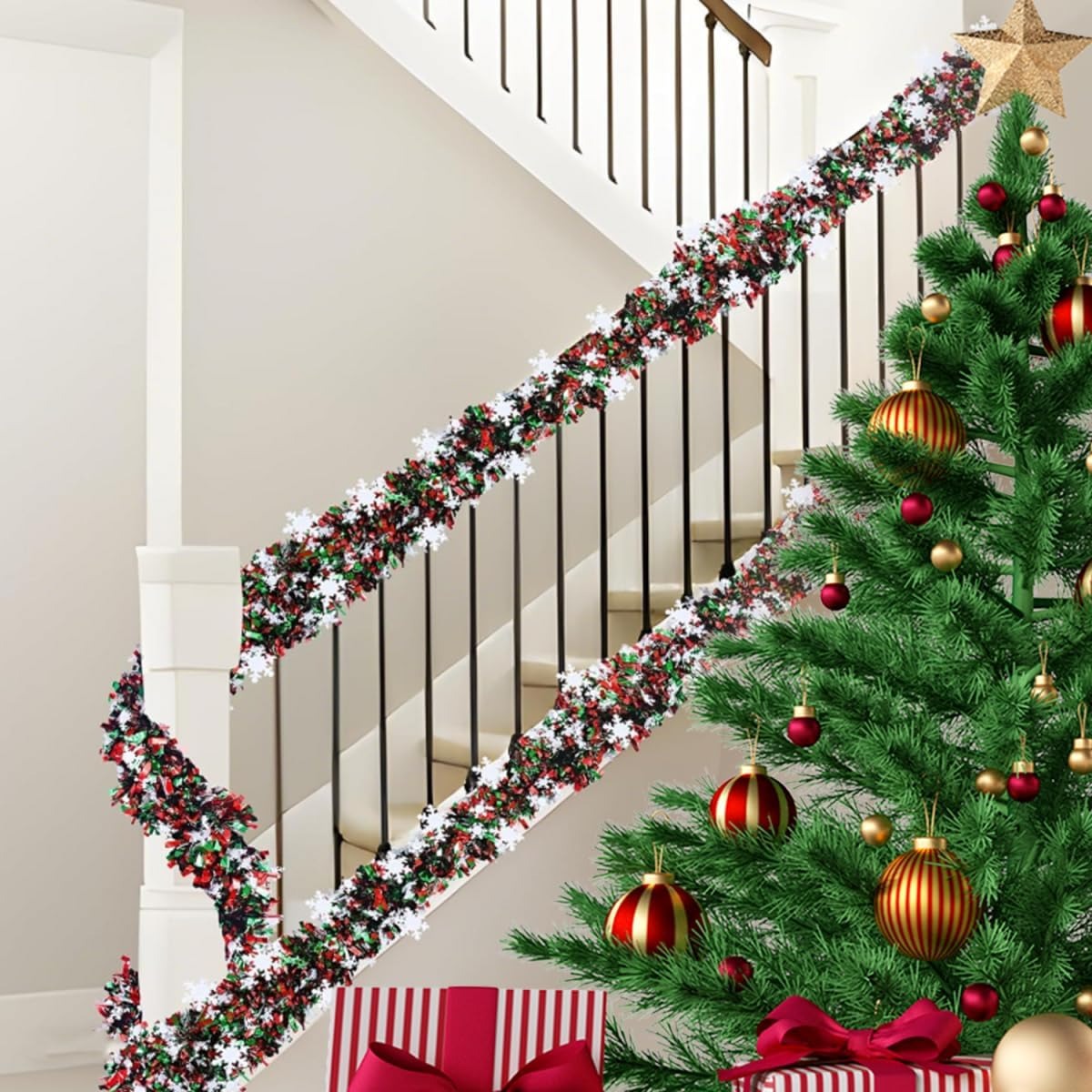 2M Weihnachtsgirlande aus Lame – Tinsel Garland Decoration Bewertung und Preis