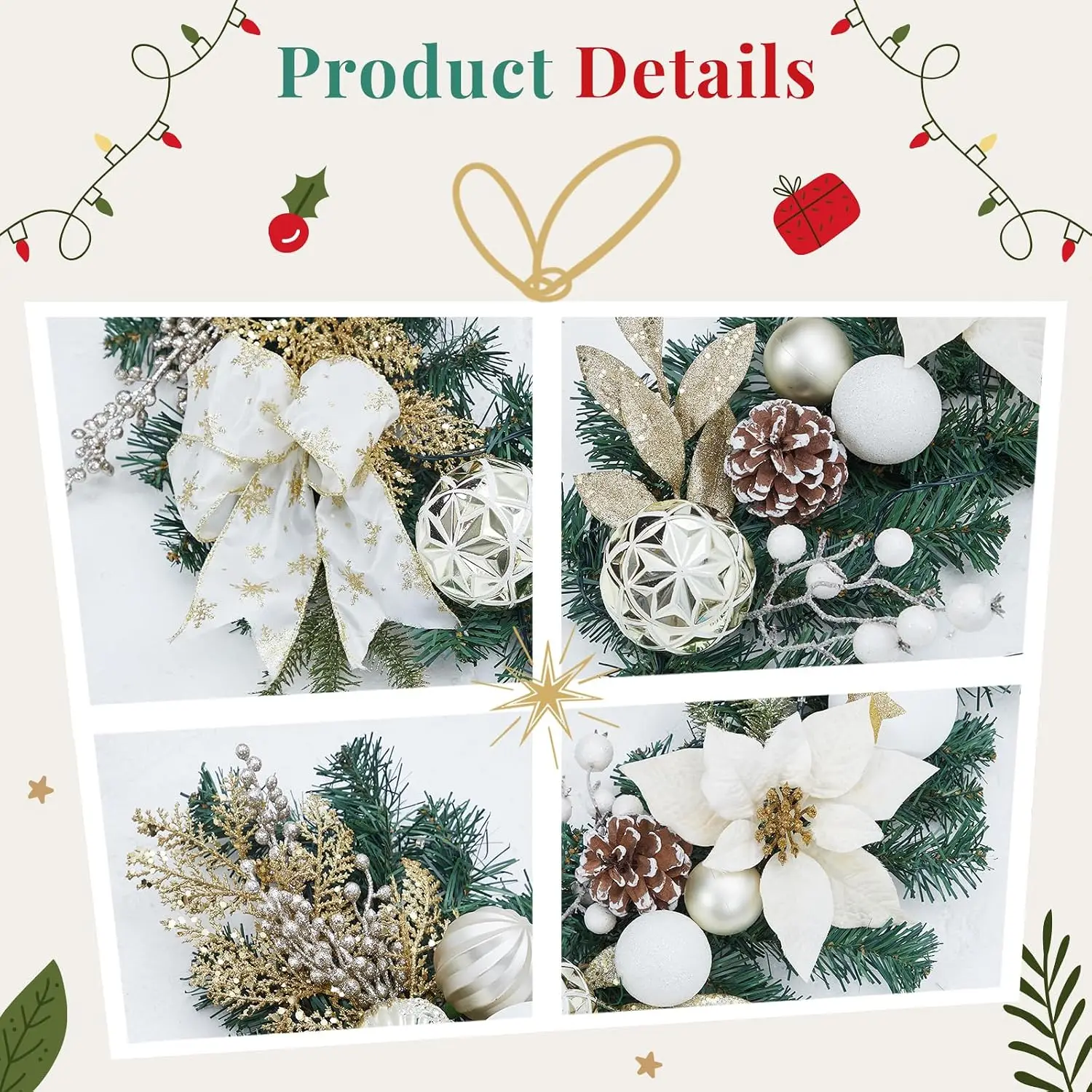 Garvee 6 Fuß Weihnachtsgirland – Led Fairy String Lights Bewertung und Preis