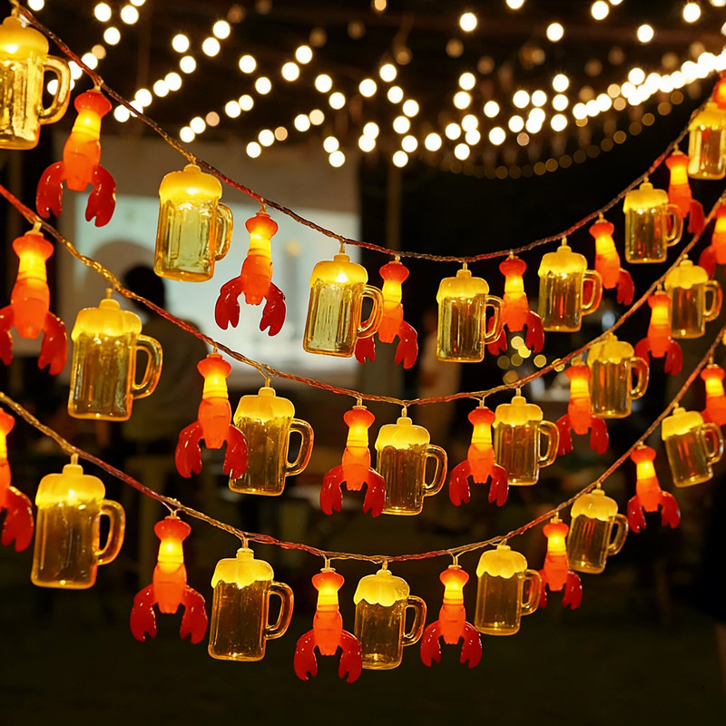 Bierkrug & Hummer-Lichterkette – Led Fairy String Lights Bewertung und Preis